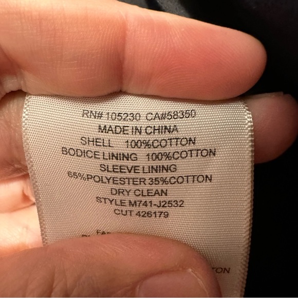 RTR Joie Navy Toggle Coat - size large - Picture 14 of 14